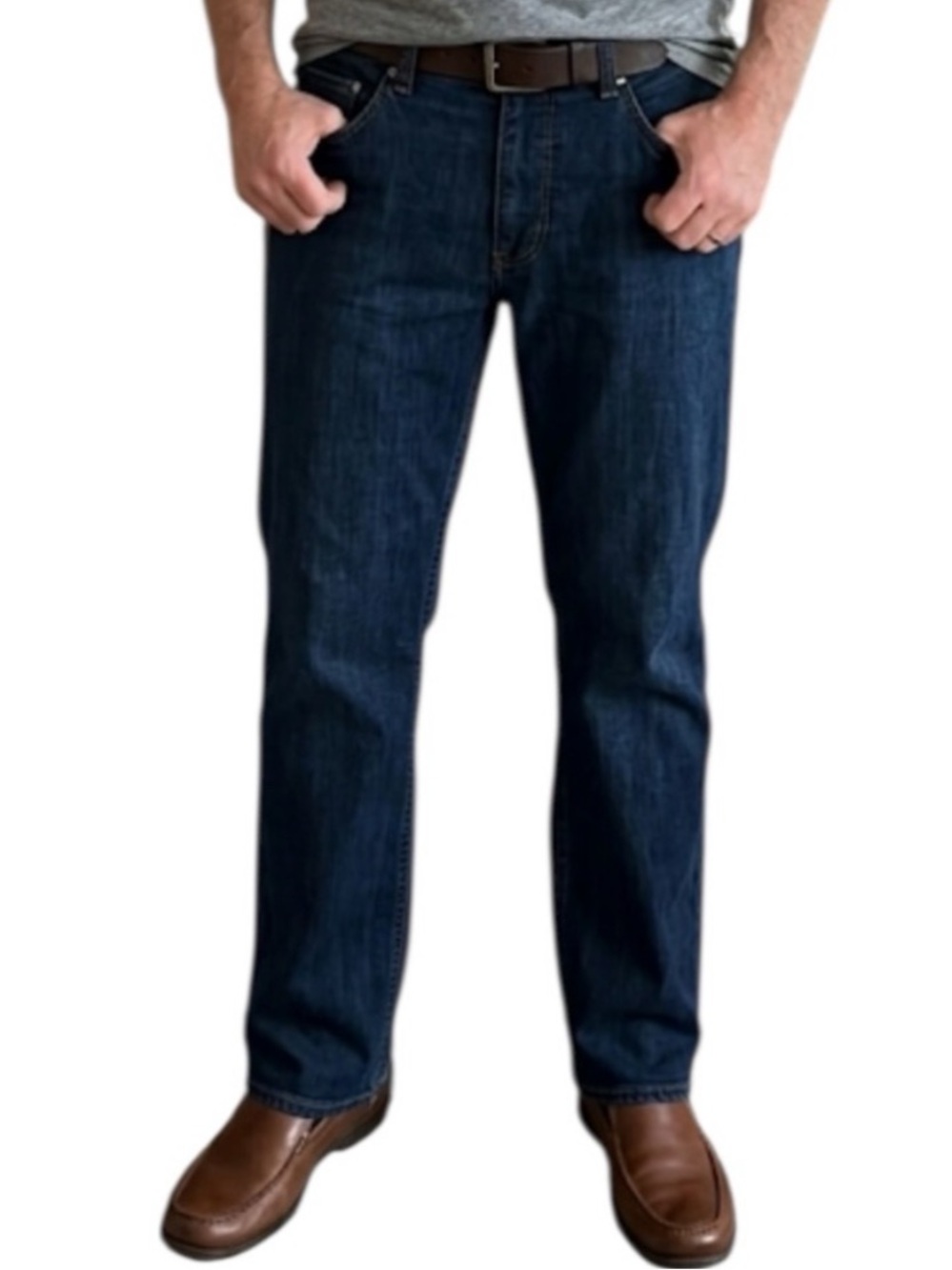 BRAX Feel Good Cooper Straight Jeans Blue Men’s 35x28 (Hemmed)
AA